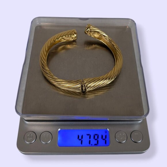 V. Joan Rivers Metal Twist Hinge Bracelet - Picture 5 of 5